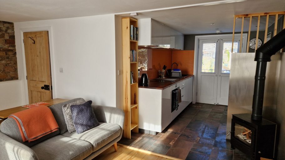 Open plan kitchen Open plan kitchen at The Garret, Chulmleigh