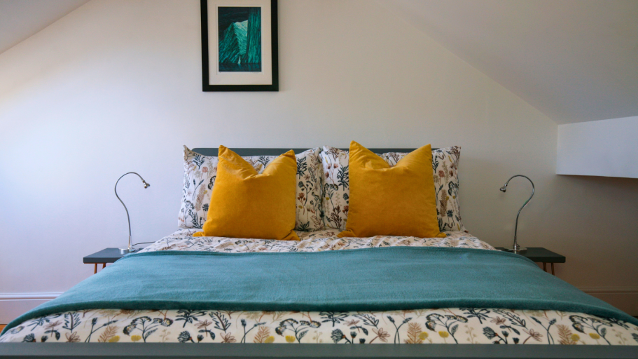 The Bedroom The bedroom at The Garret, Chumleigh